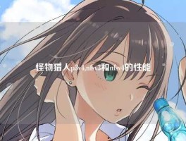 怪物猎人p3v4,nfsv3和nfsv4的性能