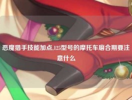恶魔猎手技能加点,125型号的摩托车磨合期要注意什么