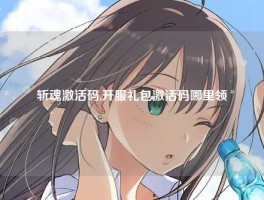 斩魂激活码,开服礼包激活码哪里领