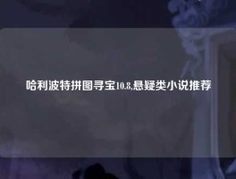 哈利波特拼图寻宝10.8,悬疑类小说推荐
