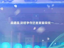桑德曼,资格争夺还是重量级统一