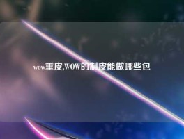 wow重皮,WOW的制皮能做哪些包