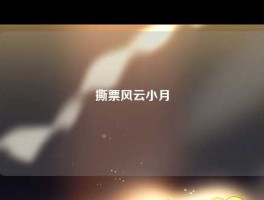 撕票风云小月
