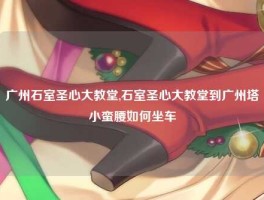 广州石室圣心大教堂,石室圣心大教堂到广州塔小蛮腰如何坐车